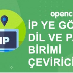İP ye Göre Dil ve Para Birimi Çeviri Modülü