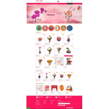 Opencart Journal Çiçekçi Tam Paket