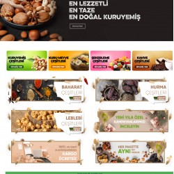 Opencart Journal Gıda - Kuruyemiş Tam Paket