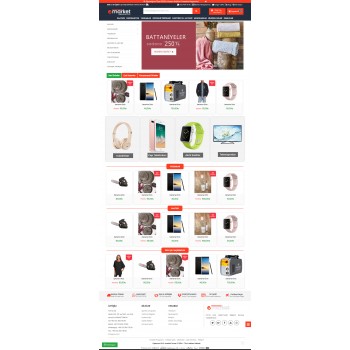 Opencart 3.x E-Market Tema