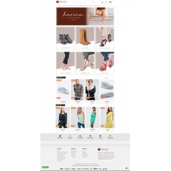 Opencart Ayakkabı - Giyim - Market Tema
