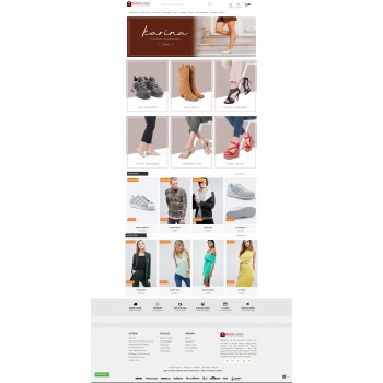 Opencart Ayakkabı - Giyim - Market Tema