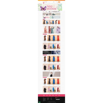 Opencart Tesettür - Giyim - Market Tema