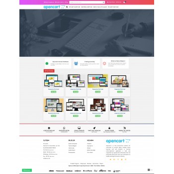 Opencart Bilgisayar & Yazılım Teması