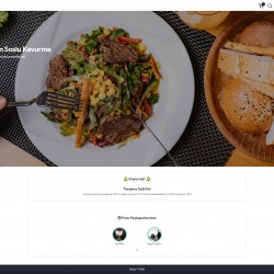 PHP Menü - Restaurant Otomasyon 1