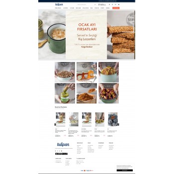 PHP E Ticaret Paketi Gıda - Moda - Market Tasarım