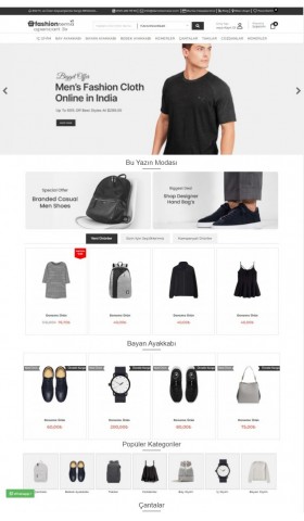 Opencart 3x Fashion v2 Tema